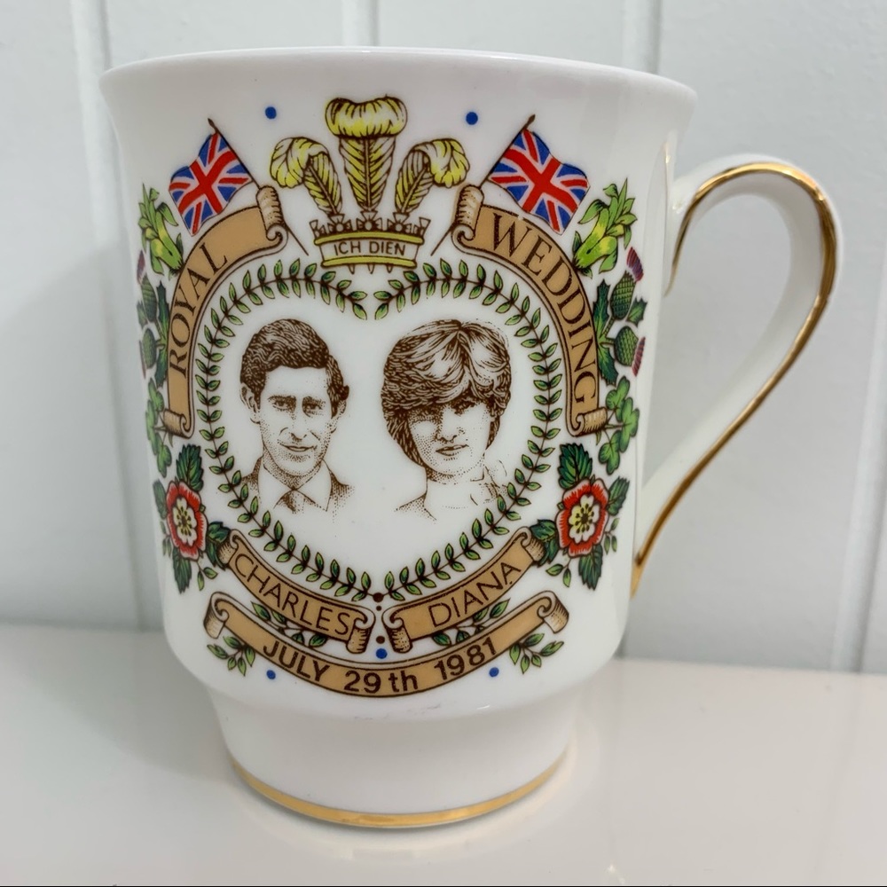 Vintage 1981 Royal Wedding Charles & Diana Mug